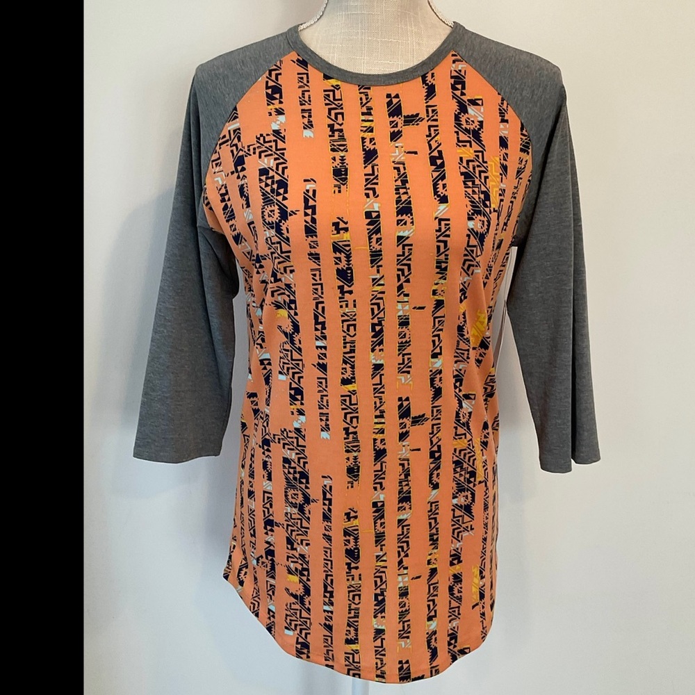 Lularoe Randy Baseball Sleeve Tee - NWT